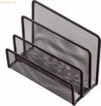 Helit Briefst&auml;nder Mesh Metall schwarz