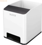 Leitz Stiftek&ouml;cher Wow Duo Colour Sound wei&szlig;/schwarz