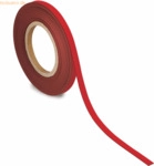 Maul Kennzeichnungsband magnetisch 1cmx10m rot