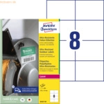 Avery Zweckform Folien-Etiketten ultra-resistent A4 105x74mm VE=400 Et