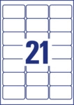 Avery Zweckform Recycling Adress-Etikett 63,5x38,1mm A4 2100 St&uuml;ck 100