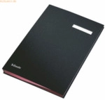 Esselte Unterschriftsmappe A4 PP 10 F&auml;cher schwarz