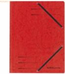 Herlitz Einschlagmappe mit Gummizug Karton rot