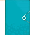 Leitz Projektmappe Wow A4 PP 6 F&auml;cher eisblau