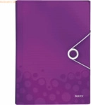 Leitz Projektmappe Wow A4 PP 6 F&auml;cher violett