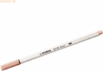 10 x Stabilo Premium-Filzstift mit Pinselspitze Pen 68 brush apricot