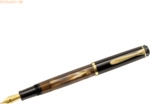 Pelikan Kolbenf&uuml;llhalter Classic M200 Feder EF braun-marmoriert