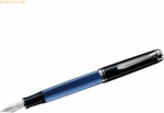 Pelikan Kolbenf&uuml;llhalter Souver&auml;n M805 Feder B schwarz/blau