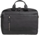 Alassio Laptoptasche TIBER Leder schwarz.