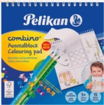 Pelikan Zeichenblock Combino 15x15cm mit Spirale 170 g/qm 15 Blatt