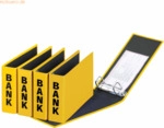 10 x Pagna Bankordner Basic Colours A5 quer 5cm gelb