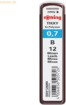 Rotring Feinminen hi-polymer 0,7mm B schwarz VE=12 St&uuml;ck