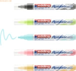 Edding Acrylmarker edding 5100 medium 5er-Set sortiert pastell