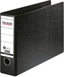 12 x Falken Ordner A4 quer Hartpappe 80mm schwarz