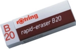 Rotring Radiergummi B20 PVC wei&szlig;