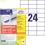 Avery Zweckform Etikett 6605 70x37mm 1.200+360 St&uuml;ck