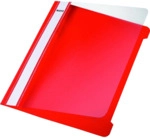 Leitz Sichthefter A5 PVC langes Beschriftungsfeld rot