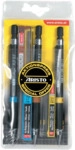 Aristo Feinminenstift Set Geocollege FLP 0,35/0,5/0,7mm HB schwarz 3er