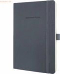Sigel Notizbuch Conceptum A5 194 Seiten Softcover liniert 80g dark gre