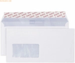Elco Briefumschl&auml;ge Office Box C5/6 hochwei&szlig; Haftklebung Fenster links