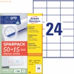 Avery Zweckform Universal-Etiketten ultragrip 70x36 mm VE=1560 Etikett