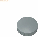 Maul Rundmagnet Solid 24 mm 0,6 kg Haftkraft 10 St&uuml;ck grau
