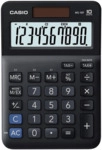 Casio Tischrechner MS-10F - Solar-/Batteriebetrieb 10-stellig LC-Displ