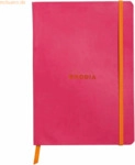 Rhodia Notizbuch Flex A5 liniert 90g/qm 80 Blatt himbeer