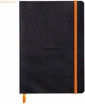 Rhodia Notizbuch Flex A5 liniert 90g/qm 80 Blatt schwarz