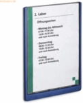 Durable T&uuml;rschild A4 dunkelblau