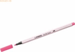 10 x Stabilo Premium-Filzstift mit Pinselspitze Pen 68 brush rosa
