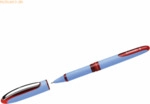 10 x Schneider Tintenkugelschreiber One Hybrid N 0,3mm rot