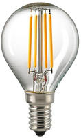 Sigor LED-Filament Tropfen E14 4,5W klar 6101301 6112201 / 6134401