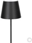 SIGOR NUINDIE LED Akku-Stehleuchte schwarz 2.2W 180lm 2700K rrund dimmbar 4549001