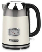 MUSE Edelstahl-Wasserkocher MS-020 SC beige