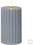 STARtrading LED-Wachskerze "Flamme Stripe " blau 061-70
