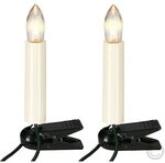 hellum LED Riffelkerzenkette 20flg. 812046