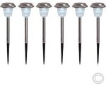 N&Atilde;&curren;ve N&Atilde;&bdquo;VE LED-Solar-Wegeleuchte "Gustav " 6er Set edelstahl 4043306