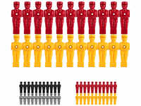 TUNIRO® Kickerfiguren für 15,9mm Stangen, rot und gelb