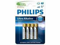 Philips 95771160, Philips Micro AAA Batterie Ultra Alkaline LR03 1,5V 4er Pack