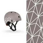 Scoot &Ride Baby Helm XXS Graphics, Farbe: brown lines