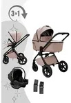 Moon Gio 2.0 Kinderwagen Set mit COSMO 2.0, Farbe/Dessin: Ghost