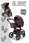 Moon Resea 2.0 Kombikinderwagen, Farbe/Dessin: Sand