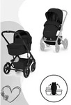 Cybex Talos S Lux Mod. 2027 mit Fold Cot, Kinderwagen inkl. faltbarer Babywanne,