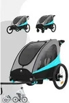 Kinderkraft Nava 3in1 Fahrradanh&auml;nger f&uuml;r 2 Kinder, Kinderkraft: Sunny Orange