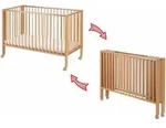 Tissi faltbares Kinderbett &ldquo;Jori&rdquo; / Babybett / Faltbett inkl. Matratze, Tissi: