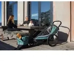 Hamax Cocoon Kinderfahrradanh&auml;nger f&uuml;r 1 Kind, Farbe: Grey / Black