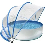 Steinbach Pooldach 440 x 220 cm Cabrio Dome | blau