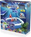 Bestway 54177, Bestway Planschbecken Family Lounge 262 x 175 x 51 cm 3D Undersea