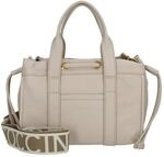 Coccinelle 2day Signature - Henkeltasche 26 cm (lamgskin white)